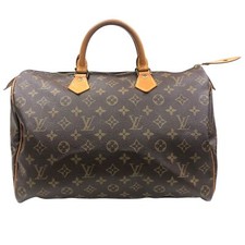 Bolsa Louis Vuitton monograma Speedy 35 M41524 Boston lona marrom autêntica 37, usado comprar usado  Enviando para Brazil