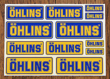 Ohlins sticker sets for sale  UK