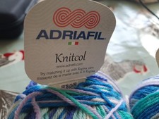 Adriafil knitcol yarn for sale  COLCHESTER