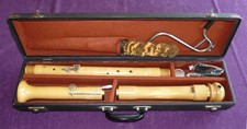 Moeck Bass-Blockflöte, satter Klang, 3(2)Klappen, deut. Griffw.!, usado comprar usado  Enviando para Brazil