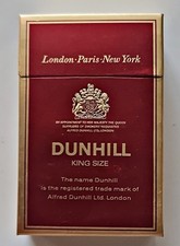 Vintage Autêntico Reino Unido DUNHILL Pacote de Cigarro King Size Caixa de Tabaco comprar usado  Enviando para Brazil