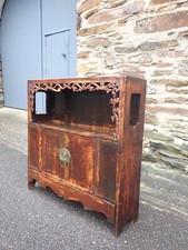 Chinese bookcase cupboard for sale  LAUNCESTON