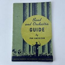 Band And Orchestra Guide Pan American Soft Cover Book 1937 segunda mano  Embacar hacia Mexico