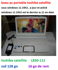Ordinateur portable toshiba d'occasion  Méry-sur-Seine
