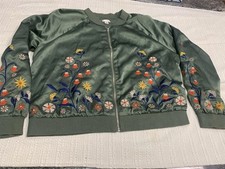Green satin floral for sale  Garner