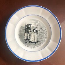 Assiette parlante porcelaine d'occasion  Gisors