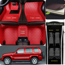 Alfombrillas de coche aptas para Jeep Liberty alfombrillas automáticas personalizadas impermeables delanteras traseras segunda mano  Embacar hacia Mexico