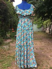 Robe longue fleurie d'occasion  La Chapelle-la-Reine