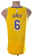 CAMISA DE BASQUETE NBA LOS ANGELES LAKERS NIKE TAMANHO S #23 JAMES comprar usado  Enviando para Brazil