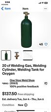 Steel 20cf nitrogen for sale  Meadville