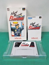 SNES -- Nigel Mansell F-1 Challenge -- Caixa, Manual. Jogo do Japão. 13298 comprar usado  Enviando para Brazil