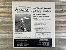 Fireball automatic baseball for sale  Portland