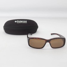 Polaroid, okulary przeciwsłoneczne, prostokątne, brązowe/wielokolorowe, damskie #Kck na sprzedaż  PL