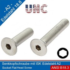 Senkkopfschraube mit Innensechskant  1/4-20 UNC Edelstahl A2 | 304, comprar usado  Enviando para Brazil