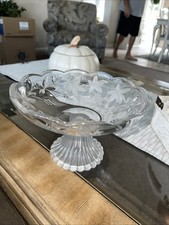Footed glass decorative for sale  East Liverpool