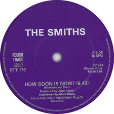 The Smiths. Repro record label sticker. How Soon Is Now. Rough Trade Records.  comprar usado  Enviando para Brazil