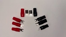 *Pacote com 8* Garfo de pá calibre 4 terminal crimpagem de fio isolada  comprar usado  Enviando para Brazil