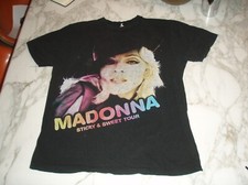 Camiseta vintage 2008 MADONNA pegajosa e doce turnê mundial concerto M comprar usado  Enviando para Brazil