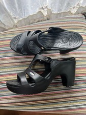 Ladies crocs heels for sale  HEREFORD