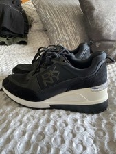 Dkny black wedge for sale  SHOREHAM-BY-SEA