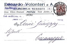 Cartolina postale commerciale usato  Monza