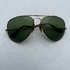 Óculos de sol aviador vintage Ray Ban Bausch e verde lombo comprar usado  Enviando para Brazil
