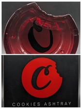 ash glass red tray for sale  Post Falls