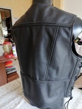 Gilet pelle moto usato  Vanzaghello
