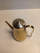 Teekanne edelstahlhammermuster gebraucht kaufen  Herten
