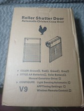Brown roller shutter for sale  Peoria