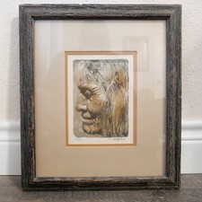 Antigo Litografia colorida original emoldurada assinada por Jess Cooper "APACHE" 114/150 comprar usado Antigo Litografia colorida original emoldurada assinada por Jess Cooper "APACHE" 114/150 comprar usado  Enviando para Brazil