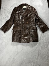 Mens leather coat for sale  Medford