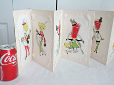 Conjunto de 8 guardanapos Leacock vintage coquetel BOTTOM'S UP com PASTA impressão à mão LINHO IRLANDESO comprar usado Conjunto de 8 guardanapos Leacock vintage coquetel BOTTOM'S UP com PASTA impressão à mão LINHO IRLANDESO comprar usado  Enviando para Brazil