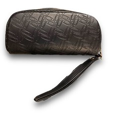Estojo de pulso Oakley de couro preto com zíper com capa macia para óculos VEJA FOTOS!, usado comprar usado  Enviando para Brazil
