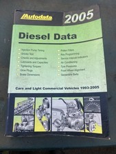 Autodata diesel data for sale  HARROGATE