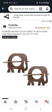 Purpledip wooden elephant for sale  KELSO