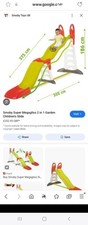 Smoby 1 slide for sale  LOWESTOFT