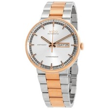 Relógio masculino Mido Commander II automático mostrador prateado M0144302203180 comprar usado  Enviando para Brazil