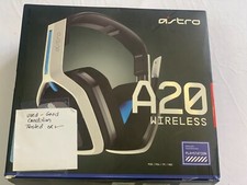Fone de Ouvido Sem Fio ASTRO Gaming A20 Geração 2 para PS5, PS4, PC, Mac - Branco/Azul, usado comprar usado  Enviando para Brazil