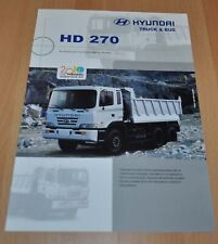 Caminhão basculante Hyundai HD270 russo folheto Prospekt comprar usado  Enviando para Brazil