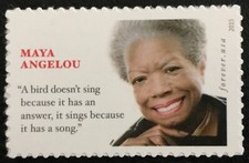 2015 Scott #4979 - Para Sempre-Maya angelou-Single nunca usado, sem marca de charneira comprar usado  Enviando para Brazil