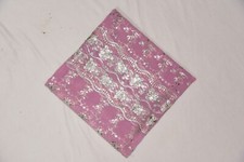 Cachecol vintage indiano para festa bordado com miçangas Georgette véu estola G comprar usado  Enviando para Brazil