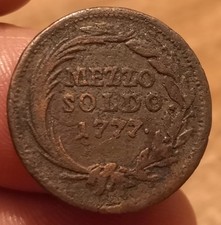Moneta mezzo soldo usato  Olbia