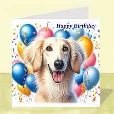 Saluki dog birthday for sale  STOCKTON-ON-TEES