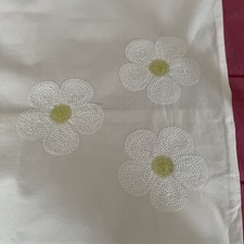 White cotton cushion for sale  COLCHESTER