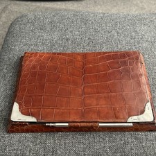 Asprey crocodile leather for sale  ANDOVER