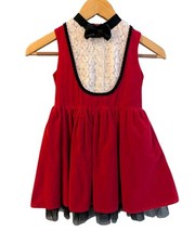 Vestido Harajuku Mini For Target Girls vermelho babador preto gravata borboleta tamanho XS 4/5 H comprar usado  Enviando para Brazil