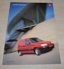 2001 Citroen Berlingo Folheto Prospekt Prospectus DE Edition comprar usado  Enviando para Brazil