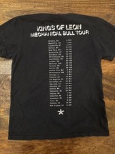 Camiseta Feminina Kings Of Leon Mechanical Bull Tour Pequena Preta 2015 comprar usado  Enviando para Brazil