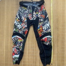Calça ONeal Masculina 36 Black Mayhem Graphic Lite Manivela MX Offroad Spell Out Motociclista, usado comprar usado  Enviando para Brazil